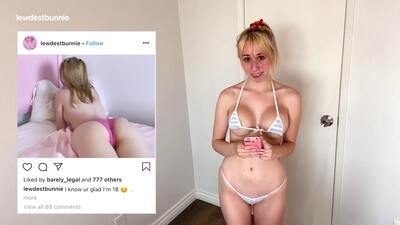 Lewdestbunnie – Teen Daughter Wants 2 B Pregnant 4 Insta